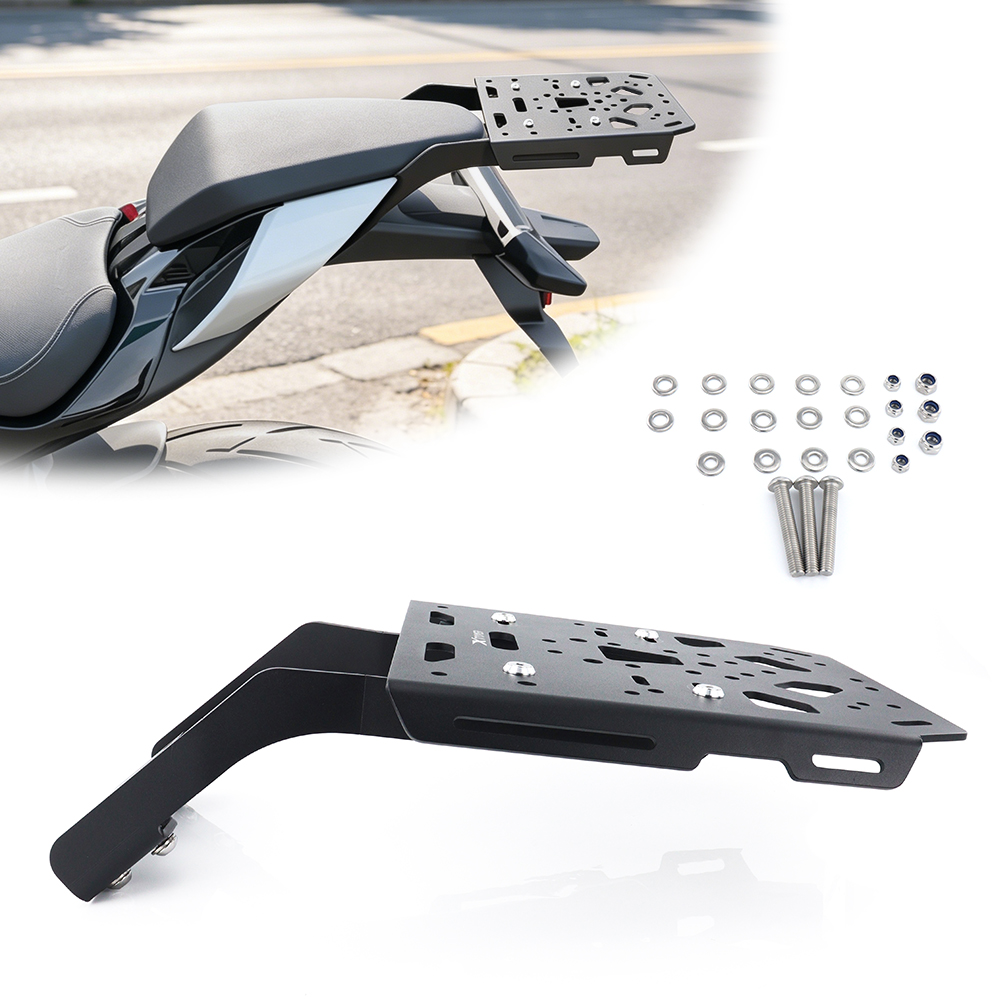 Luggage Cover Protector - リアラゲッジラック オートバイキャリアケースサポートホルダーブラケット 675 SR / SR-R