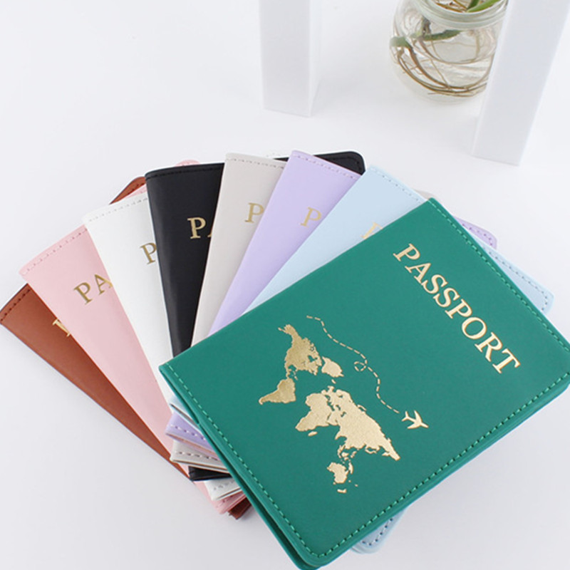 1 個 Pu レザーマップパスポートカバーケースカードホルダ - Travel Accessories Wallet のレビューと価格