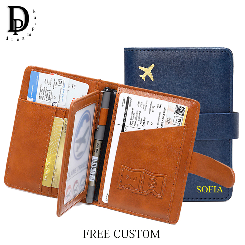 カスタムレター旅行パスポート財布ファッション Pu レザー大 - Travel Accessories Wallet のレビューと価格