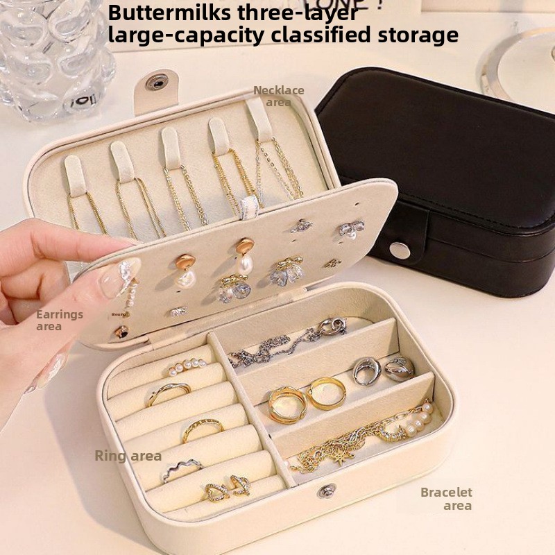 抗酸化ポータブルトラベルミニジュエリーボックス収納ホルダー（ - Travel Accessories Jewelry のレビューと価格