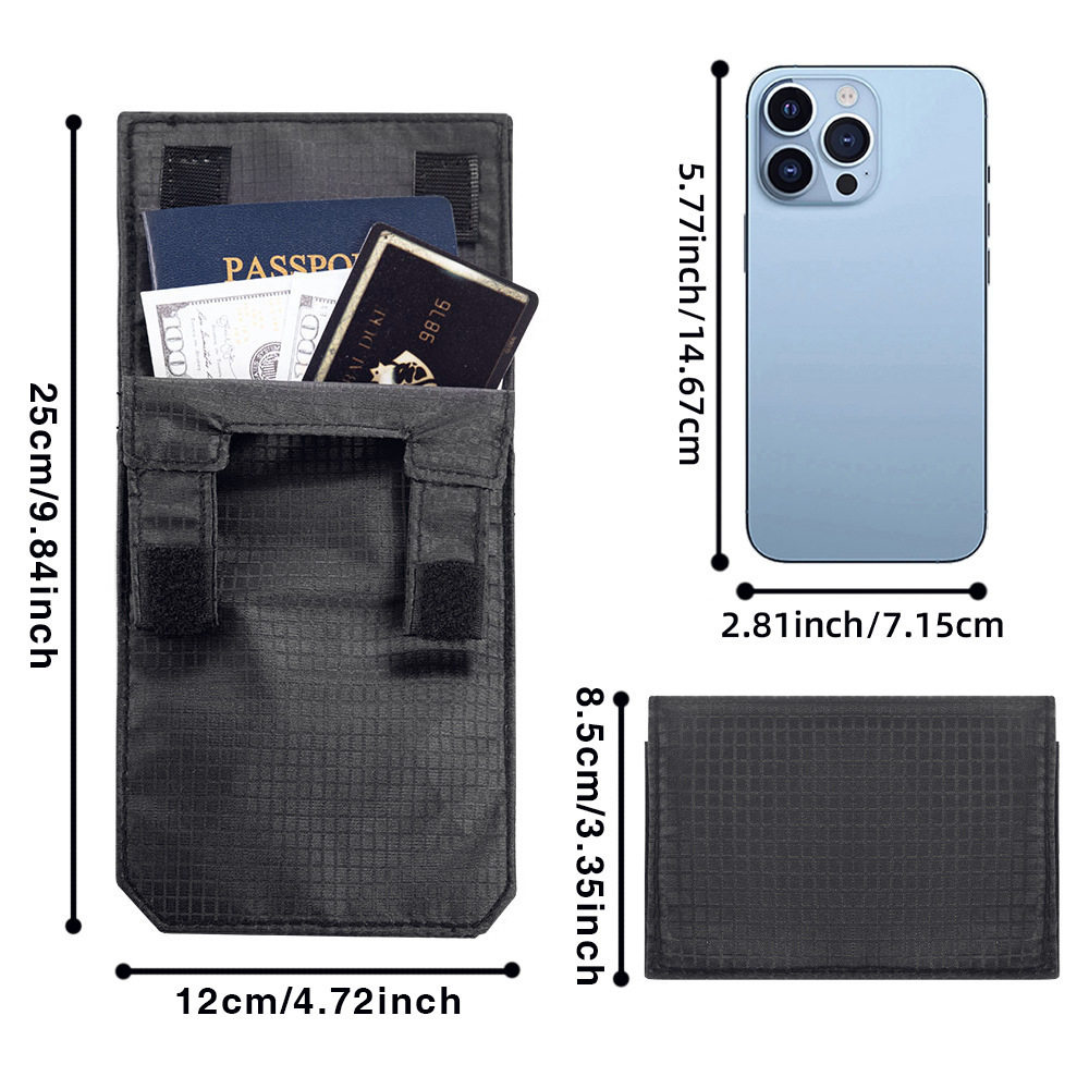 旅行用、隠しポケット付きウエストポーチ、盗難防止パスポートホ - Travel Accessories Wallet のレビューと価格