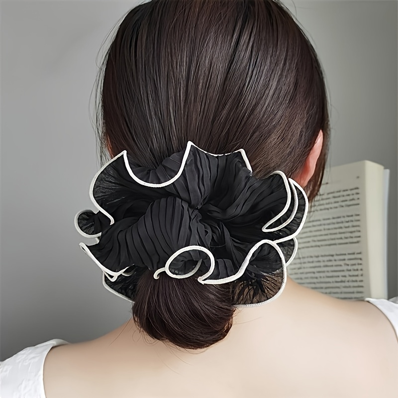 4個/セット エレガントなフリンジ付きファブリックシュシュ  - Travel Accessories Aesthetic のレビューと価格