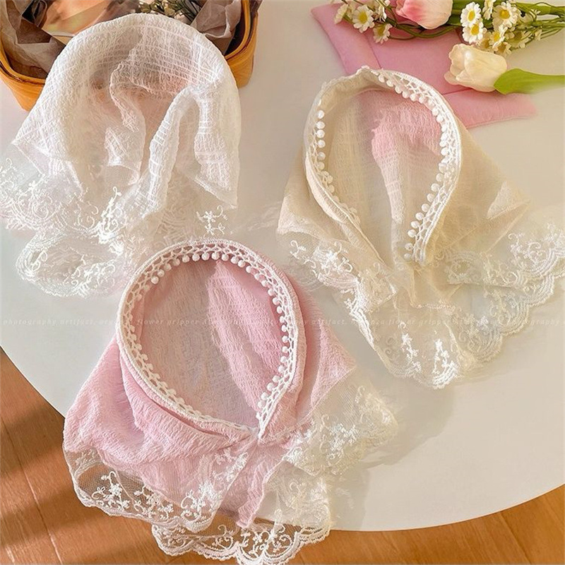 2025 レースヘッドバンドスカーフ女性のためのフレンチスタ - Travel Accessories Aesthetic のレビューと価格